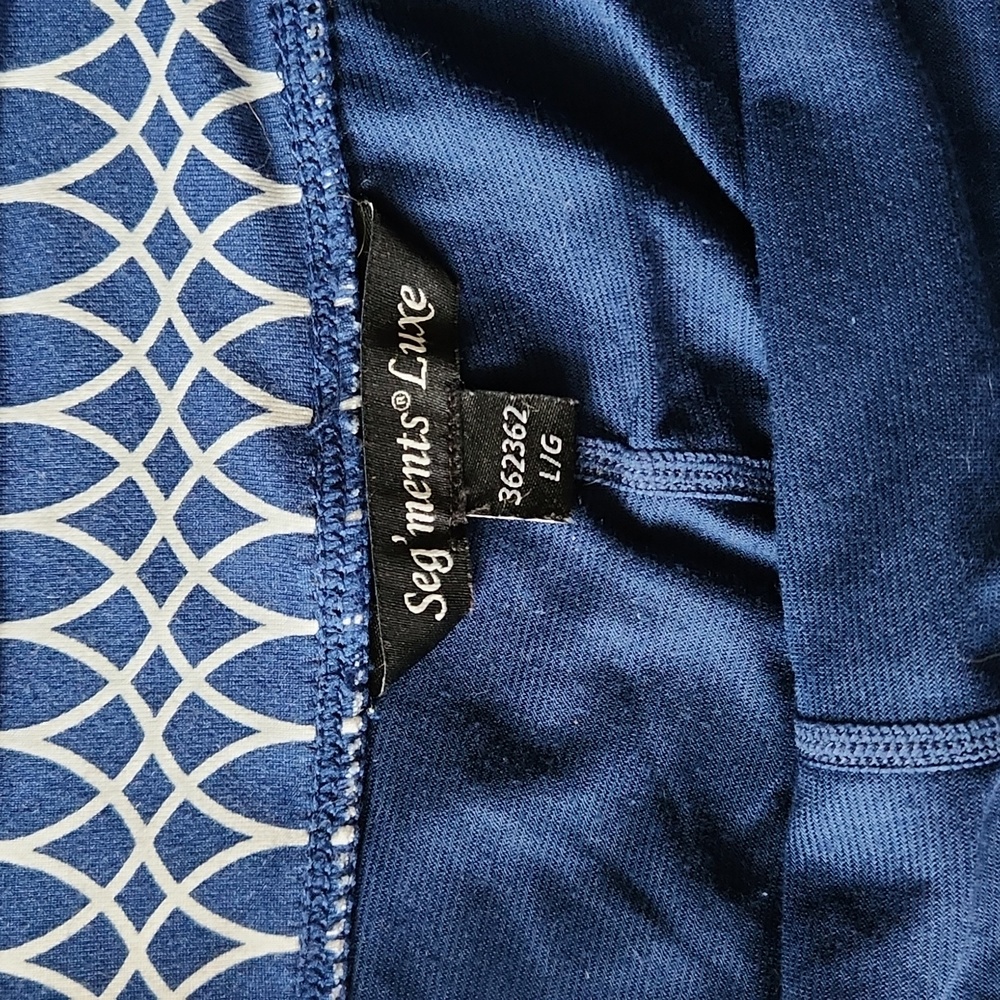 Skort Blue Pattern Large - Picture 2 of 4